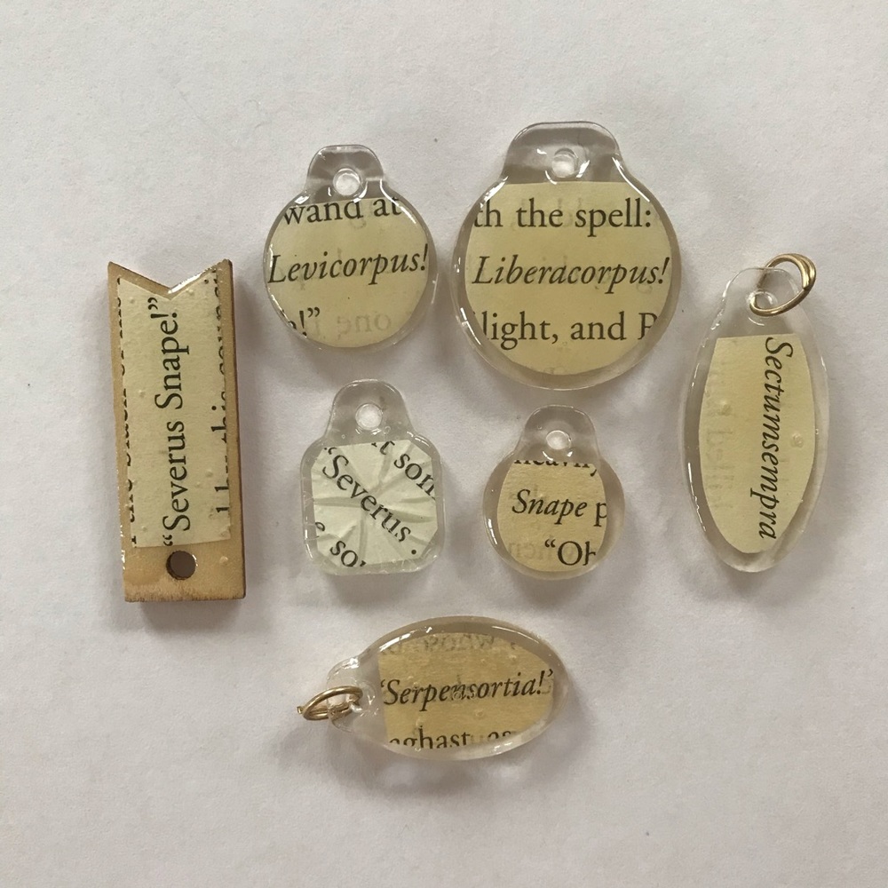 Harry Potter Handmade Pendants—Severus Snape (7)